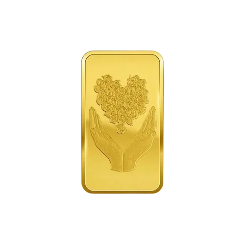 Gold Bouquet of Heart