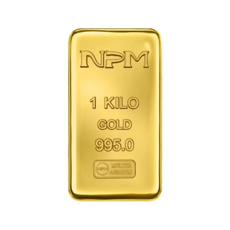 1 Kg – NPM Gold Casted Bar – 995.0