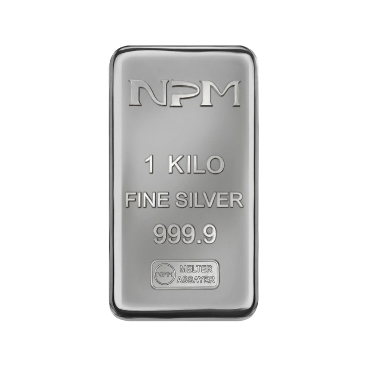 1 Kg – NPM Silver Casted Bar – 999.9